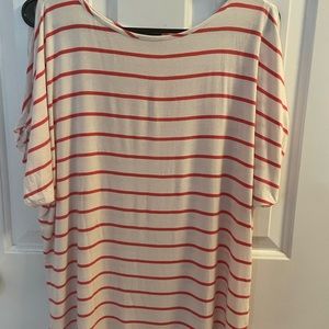 Colette Romey cold shoulder top